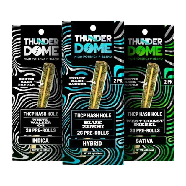 DomeWrecker – Thunderdome THCP Hash Hole Pre-Rolls – 4g (2ct)- Group