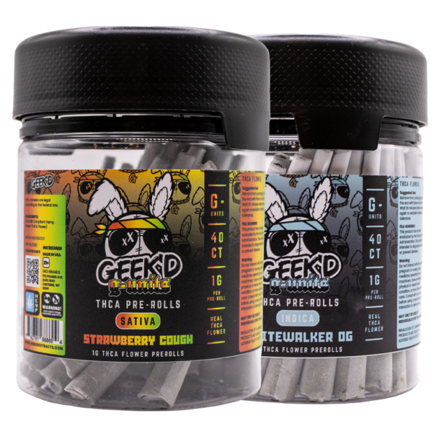 Geek'd Extracts - G-Units THCA Pre-roll - 40ct