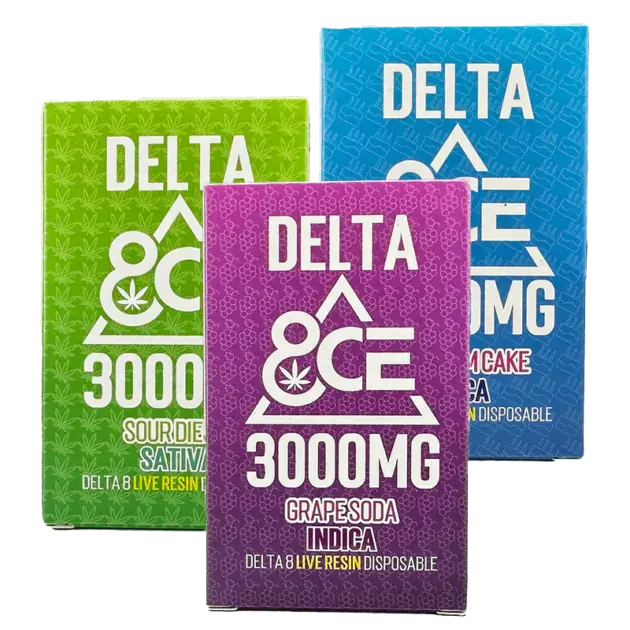 Delta 8ce - Live Resin Delta-8 Disposable - 3g