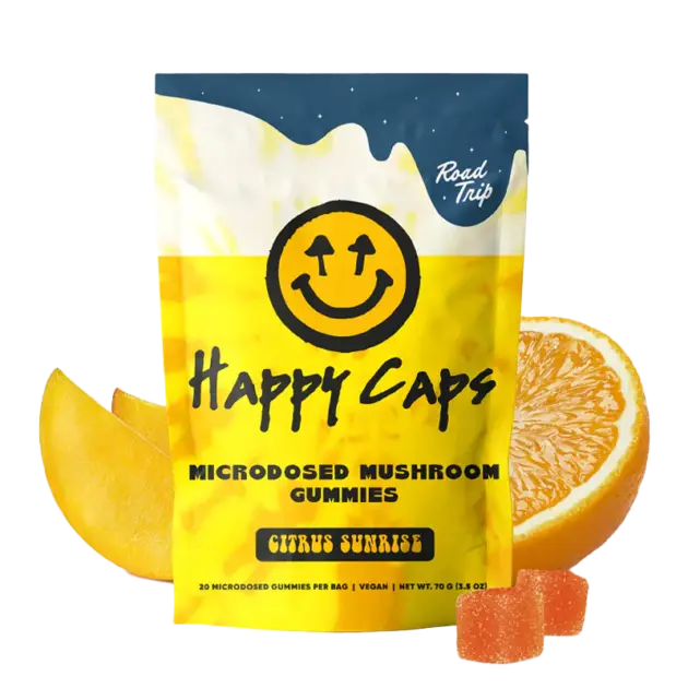 Road Trip x Happy Caps - Microdosed Gummies - 20ct