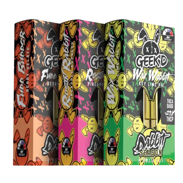 Geek'd Extracts - Dabbit Carts 20x THCP Cart