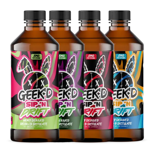 Geek'd Extracts SIP ‘N DRIFT: Delta 9 Distillate