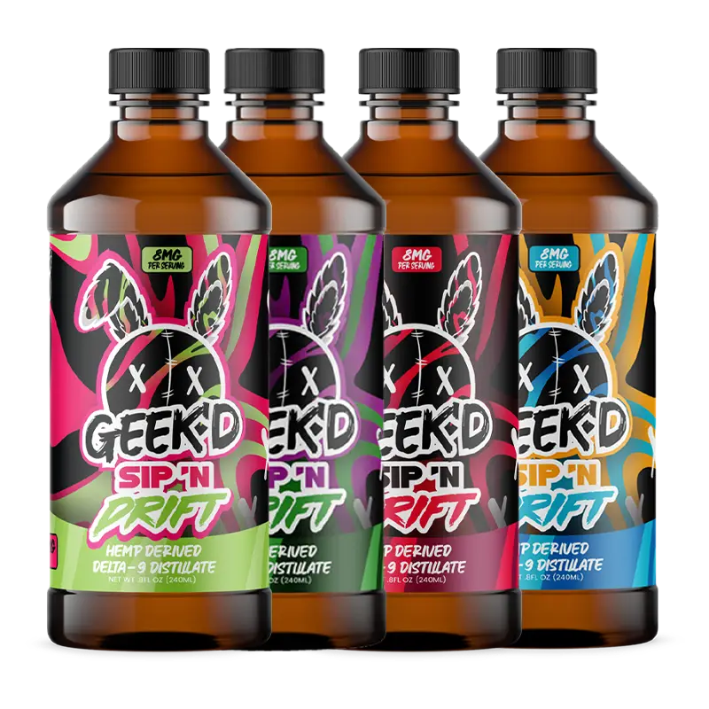 Geek'd Extracts SIP ‘N DRIFT: Delta 9 Distillate