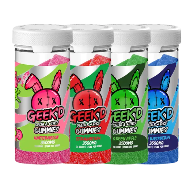 Geek’d Extracts Delta-8 + THC-P 3500mg Gummies