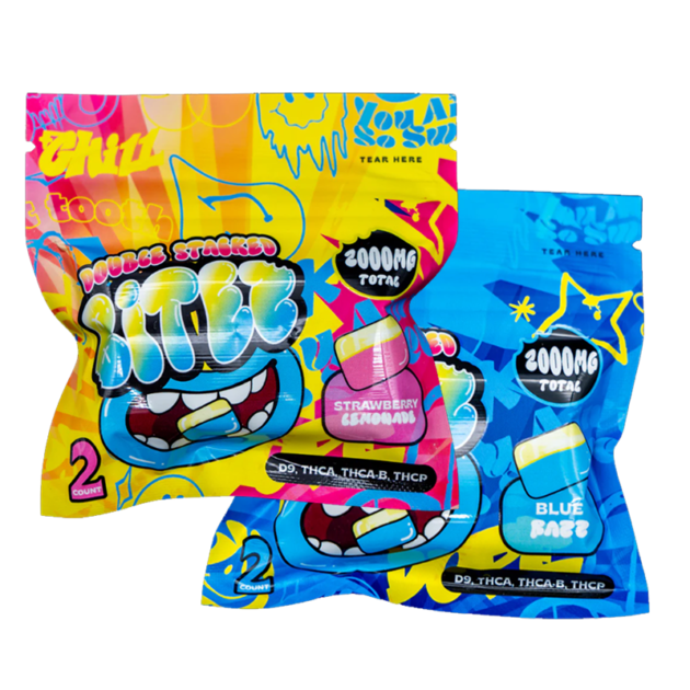 Double Stacked Bitez - Gummies - 2000mg