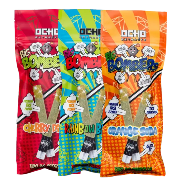 Ocho Extracts - 2x2 Big Bombers - Pre-Rolls - 4g