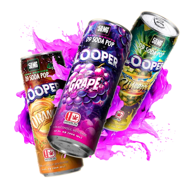 Looper - D9 50mg Soda Pop - 12oz