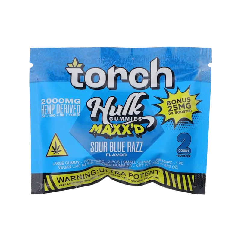 Torch - Hulk MAXX'D - Gummies 2000mg - 2ct - Image 4