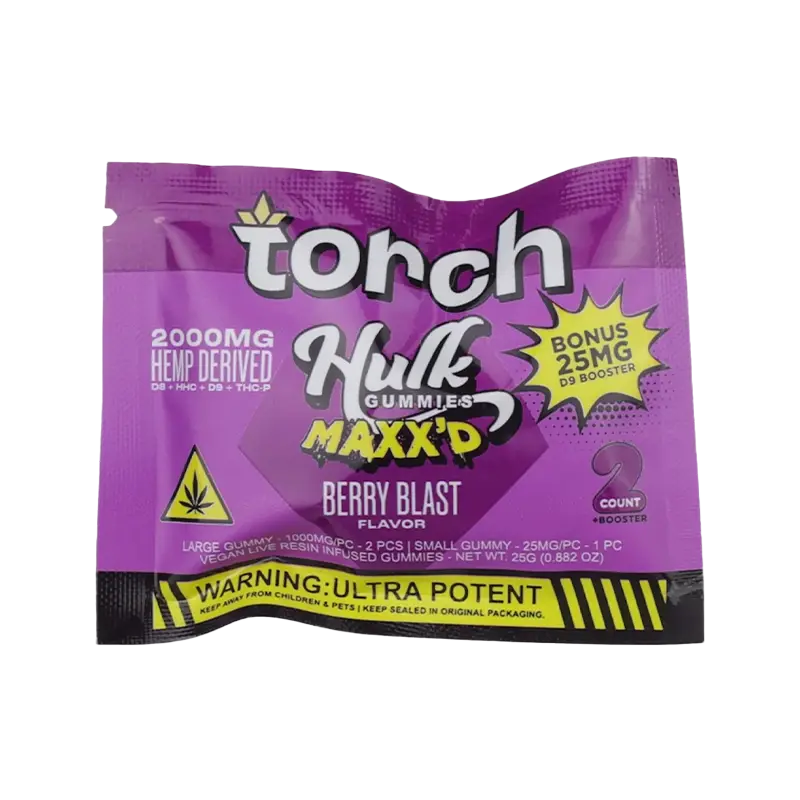 Torch - Hulk MAXX'D - Gummies 2000mg - 2ct - Image 3