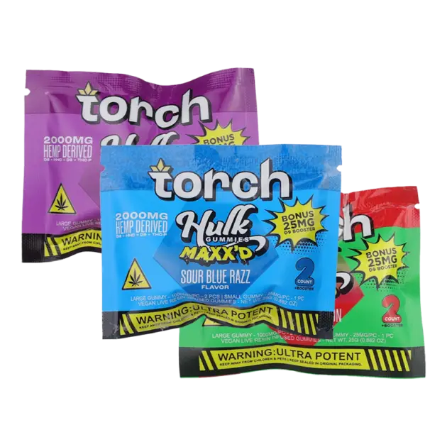 Torch - Hulk MAXX'D - Gummies 2000mg - 2ct