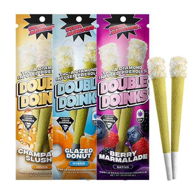 Delta Munchies - Double Doinks - THCA Pre-Rolls - 3g