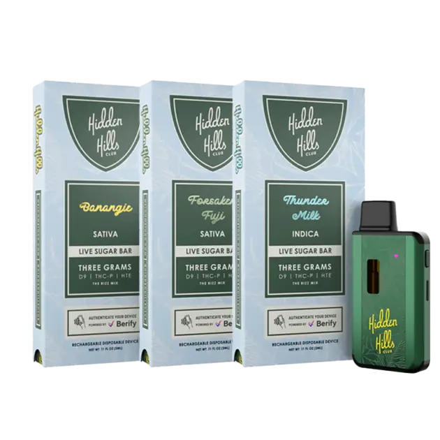 Hidden Hills - Rizz Blend Live Sugar Bar - Disposable - 3g