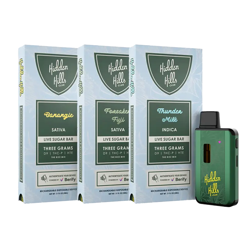 Hidden Hills - Rizz Blend Live Sugar Bar - Disposable - 3g