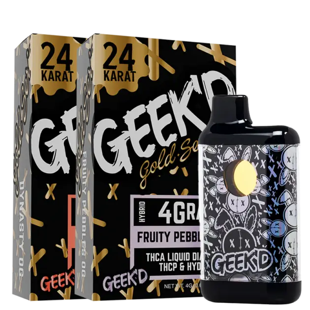 Geek'd Extracts 24K Gold Series Disposable