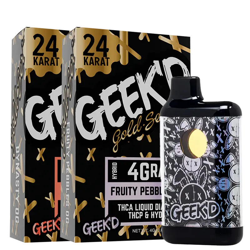 Geek'd Extracts 24K Gold Series Disposable
