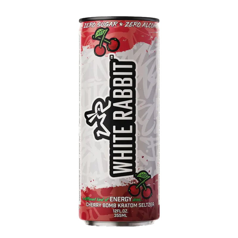 White Rabbit - Energy Kratom Seltzer 12oz - Image 3