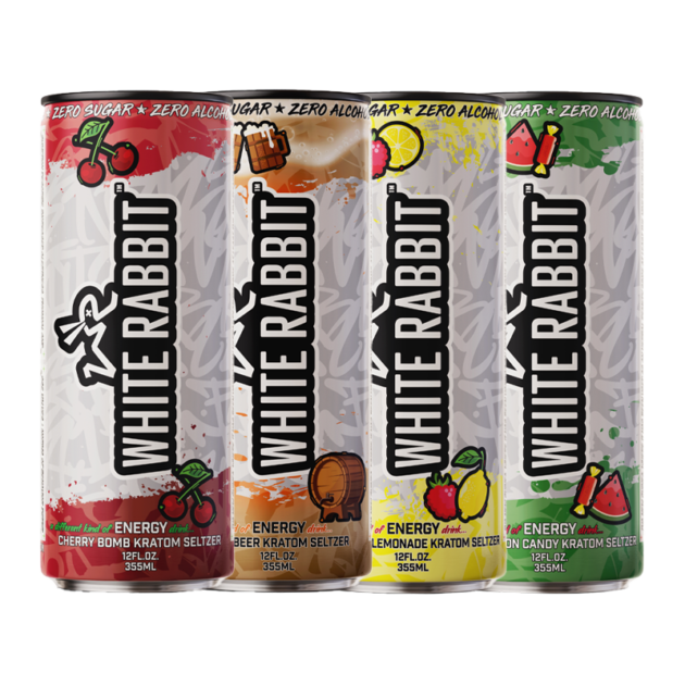 White Rabbit - Energy Kratom Seltzer 12oz