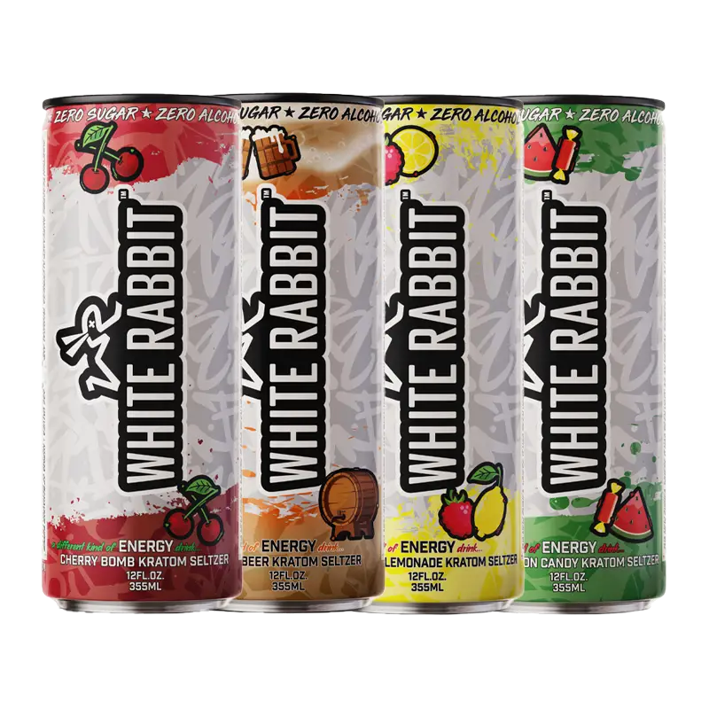 White Rabbit - Energy Kratom Seltzer 12oz