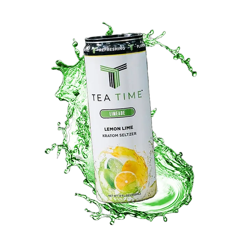 Tea Time - Kratom Seltzer - 12oz - Image 5