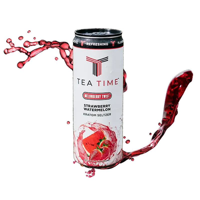 Tea Time - Kratom Seltzer - 12oz - Image 6