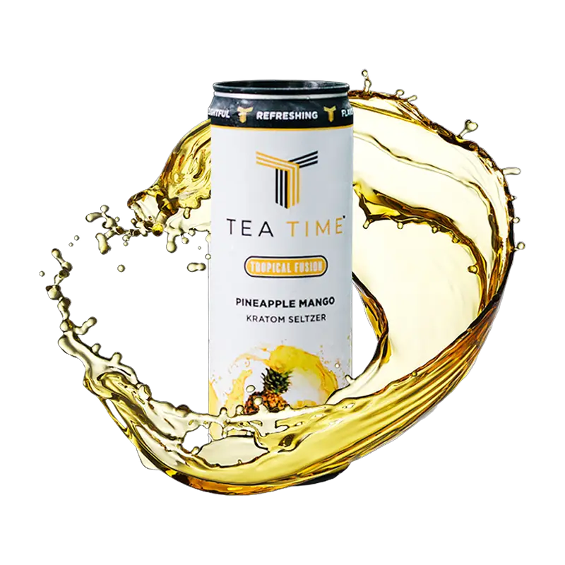 Tea Time - Kratom Seltzer - 12oz - Image 7
