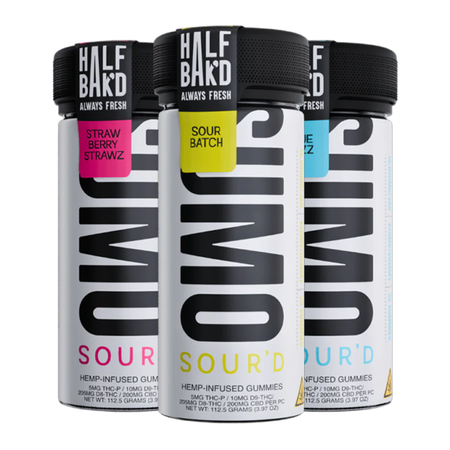 Half Bak'd - Sumo Sour'd Gummies - 10000mg