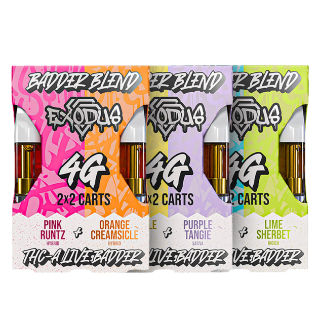 Exodus - THCA Duo Cartridges – HXY9 + Delta 8 Live Resin