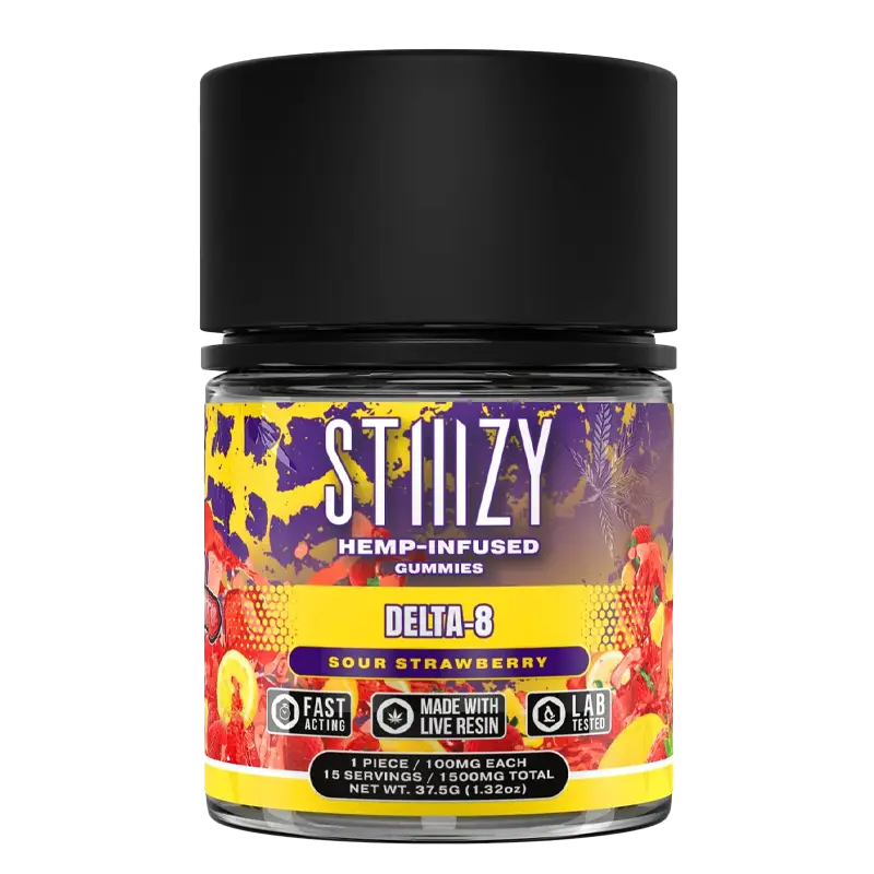 STIIIZY - Delta-8 Hemp Infused Gummies - 1500mg - Image 4