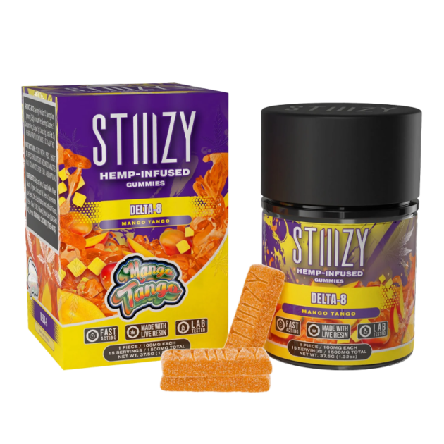STIIIZY -  Delta-8 Hemp Infused Gummies - 1500mg