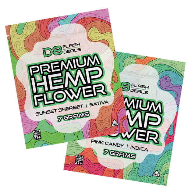 D8 Flash - Premium THCA Hemp Flower - 7g