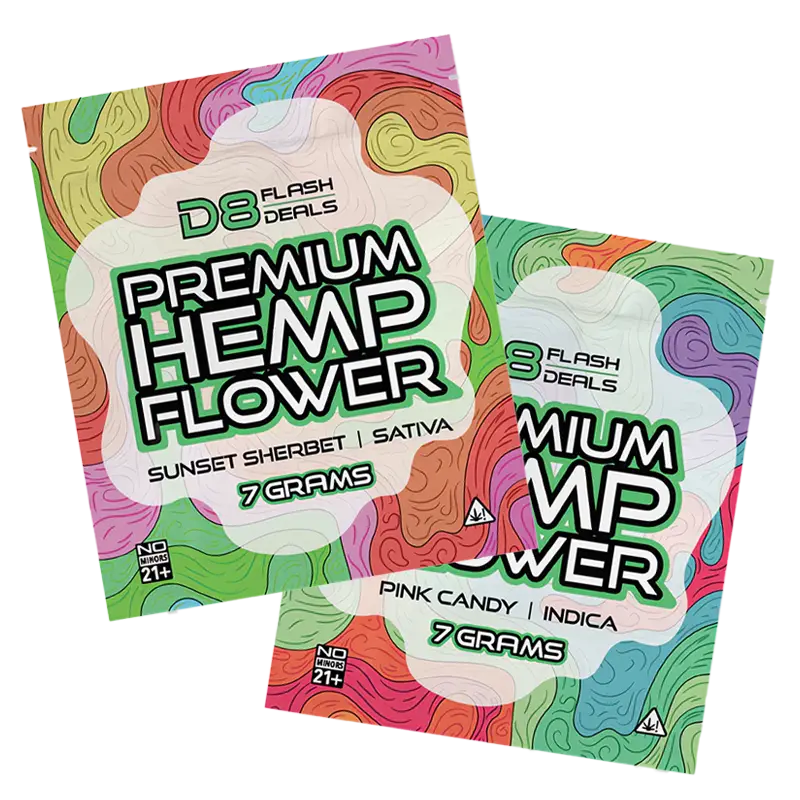 D8 Flash - Premium THCA Hemp Flower - 7g