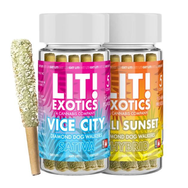 LIT! - Diamond Dog Walkers Pre-Rolls - 1g