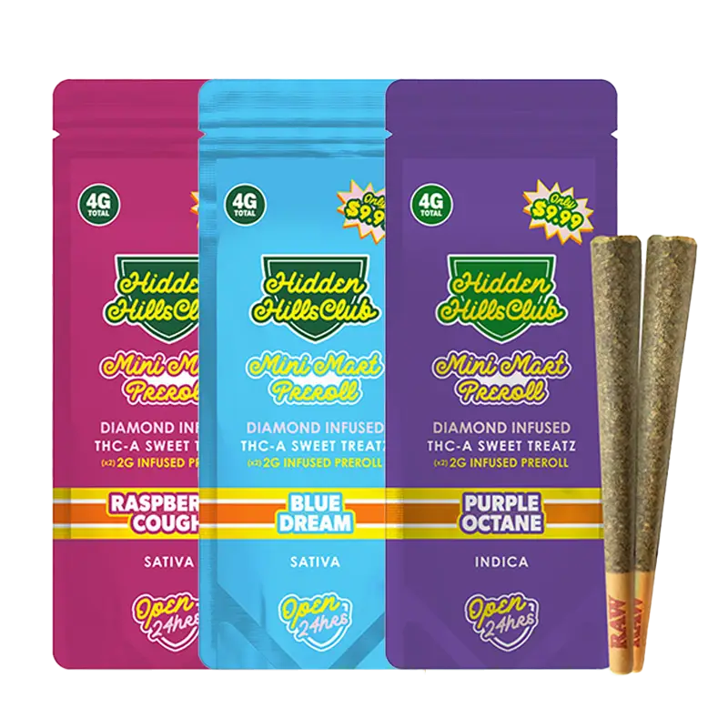 Hidden Hills - Mini Mart Pre-Rolls - 2x2g