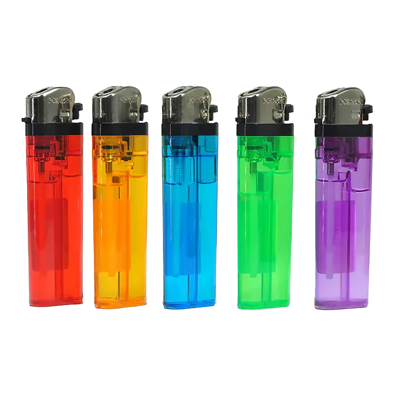 Neon Gas Lighter – Assorted Colors (Upgraded Retro Edition)