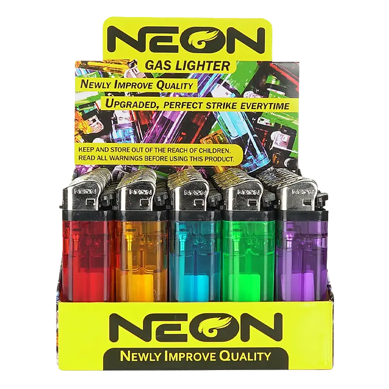 Neon Gas Lighter – Assorted Colors (Upgraded Retro Edition) - Image 3