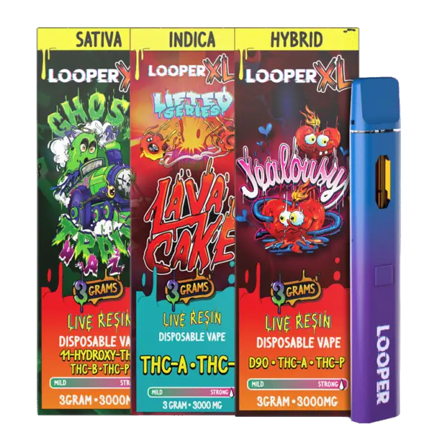 Looper – XL Series Live Resin Disposable – 3g