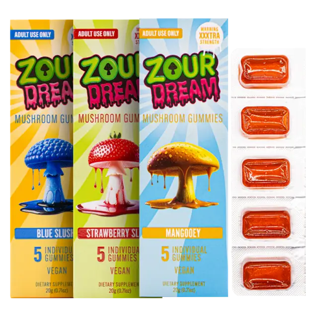 Zour Dream  - Mind Melting Mushroom Gummies - 5ct