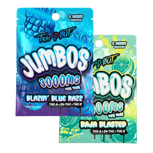 Trap'd Out - JUMBOS Gummies - 3000mg