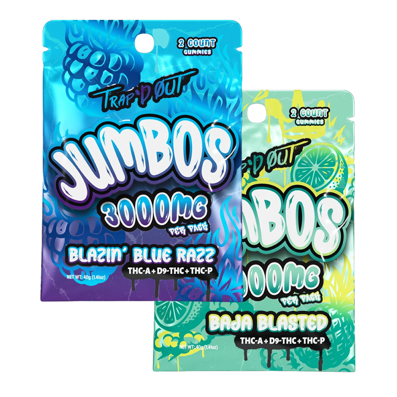 Trap'd Out - JUMBOS Gummies - 3000mg