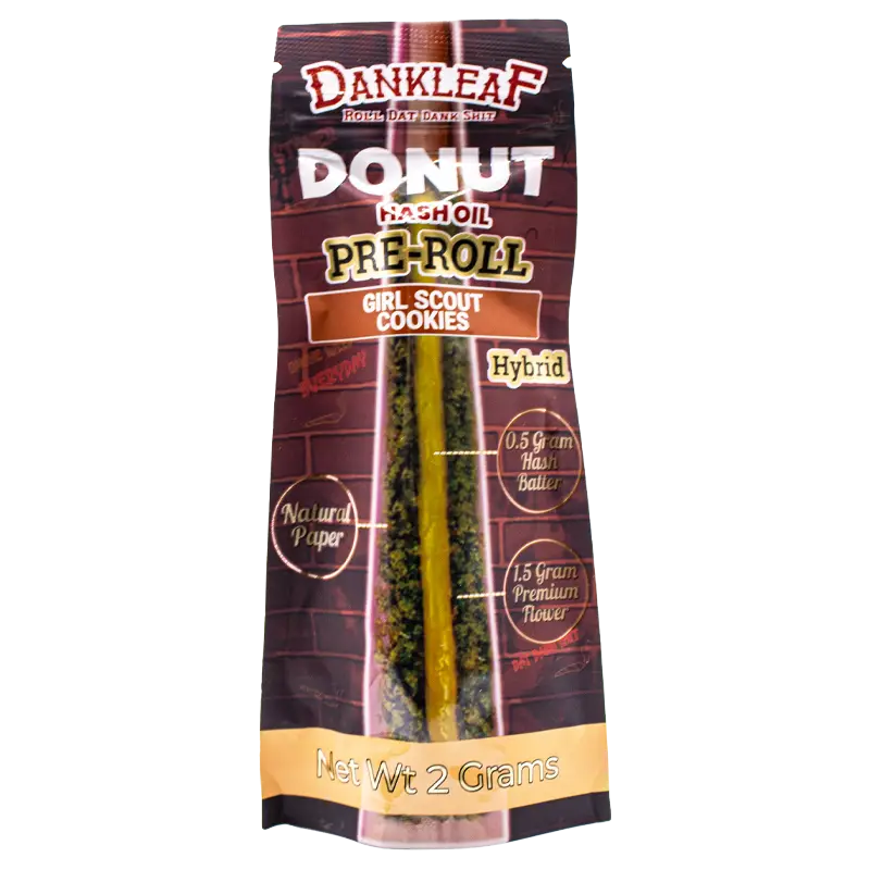 Dankleaf - Donut Hash Oil Pre-Roll - 2g - Image 7