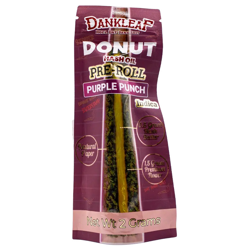 Dankleaf - Donut Hash Oil Pre-Roll - 2g - Image 6