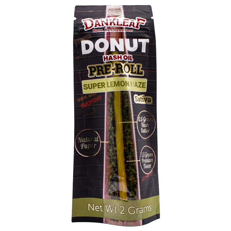 Dankleaf - Donut Hash Oil Pre-Roll - 2g - Image 4