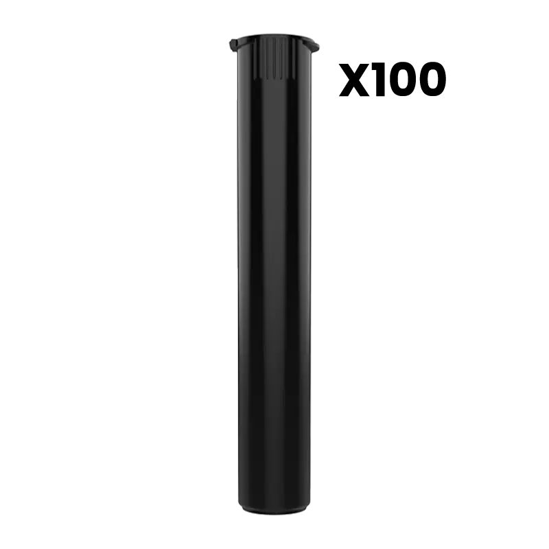 Pop-Top Pre-Roll Tubes – Child Resistant 95mm Black - Image 7