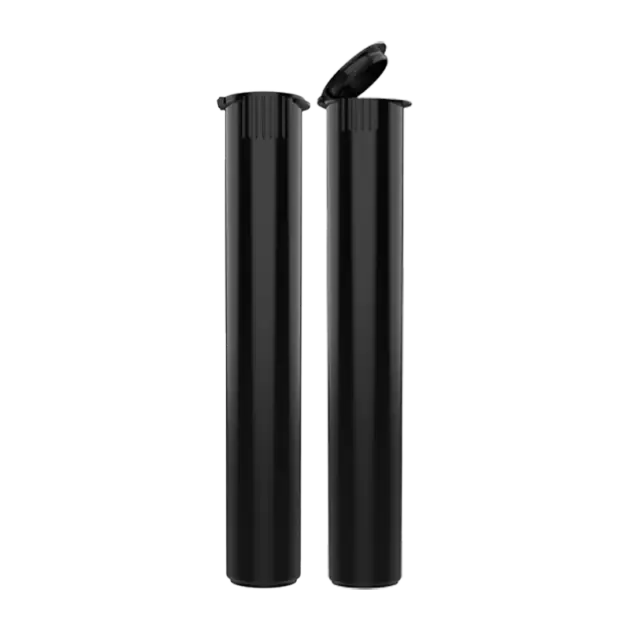 Pop-Top Pre-Roll Tubes – Child Resistant 95mm Black