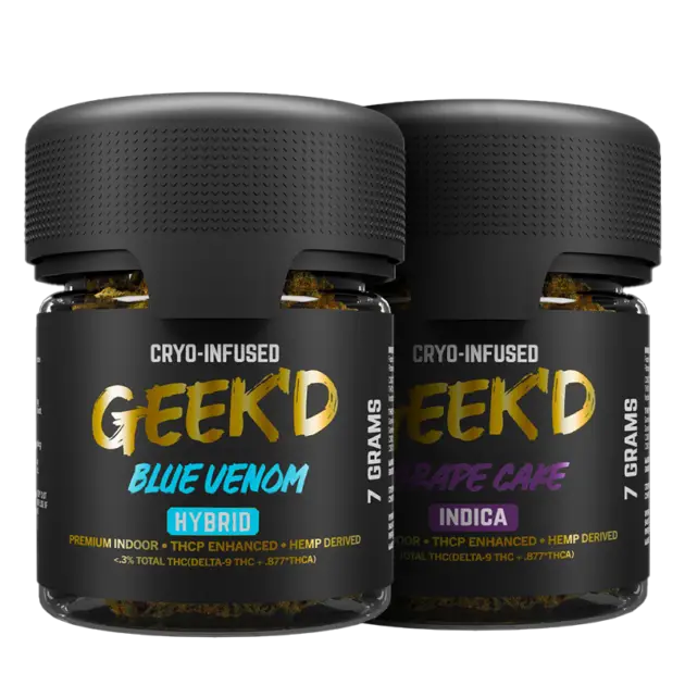 Geek'd Extracts - Cryo Infused THCP Flower - 7g