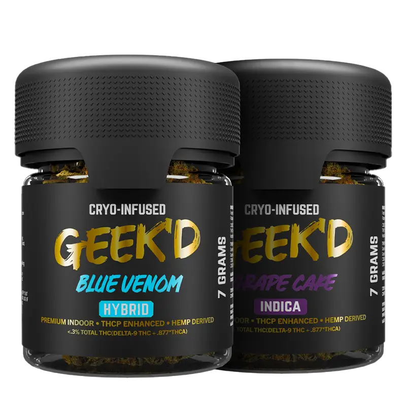 Geek'd Extracts - Cryo Infused THCP Flower - 7g