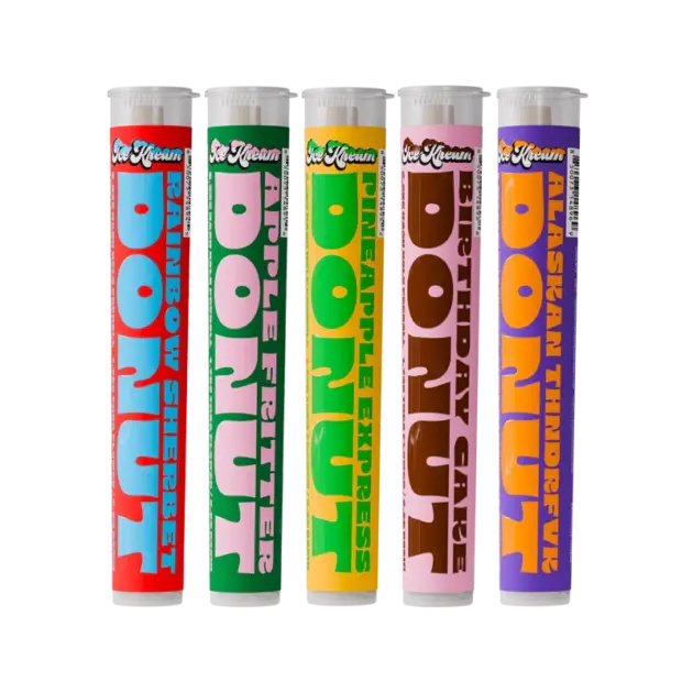 Ice Kream – Donuts THC-A Hash Hole Pre-Roll – 2.25g